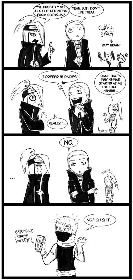 Hidan likes blondes or not